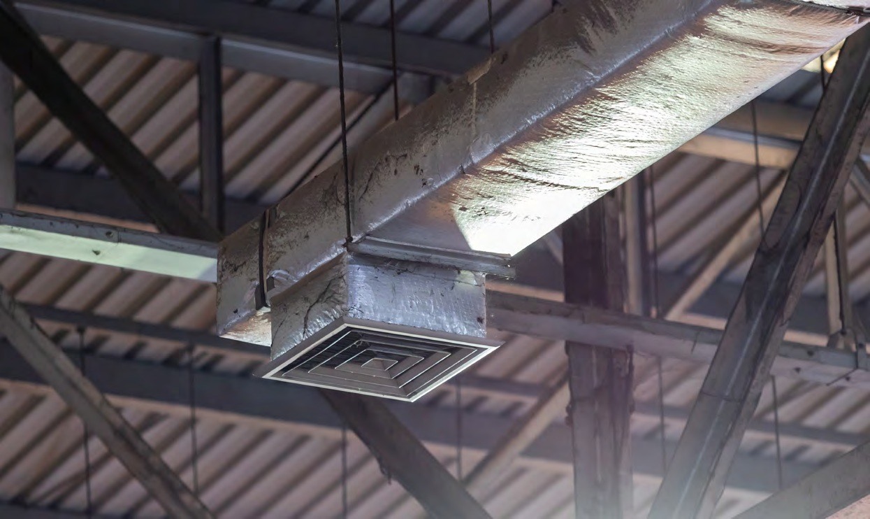 Insulated duct installation shown in the ADF profile